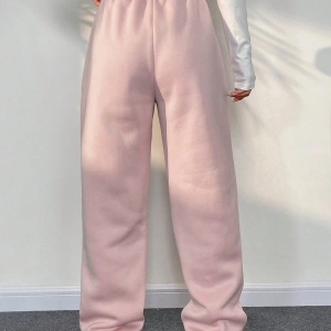 Letter Graphic Elastic Waist 4 Mevsim Eşofman