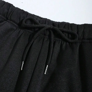 Letter Graphic Elastic Waist 4 Mevsim Eşofman