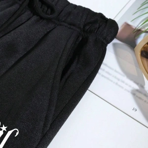 Letter Graphic Elastic Waist 4 Mevsim Eşofman