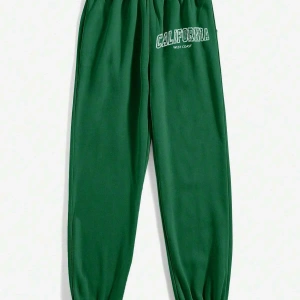 Letter Graphic Elastic Waist 4 Mevsim Eşofman