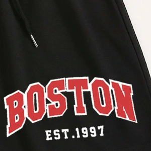 Letter Graphic Track Şort