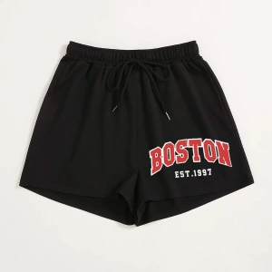 Letter Graphic Track Şort