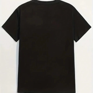 LHeurystic Erkek Günlük Spor Giyim Seti - Gülümseme Baskılı Rahat Polyester Karışımlı Tişört