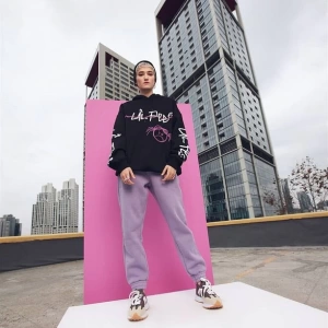 Lil Peep Hoodie Siyah Siyah