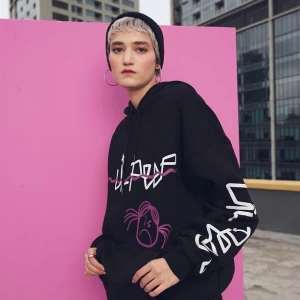 Lil Peep Hoodie Siyah Siyah