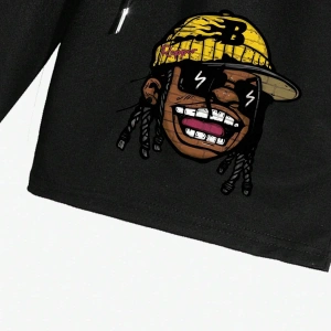 Lonblece 2li Erkek Karikatür Baskılı Kısa Kollu Tişört Şort Takımı