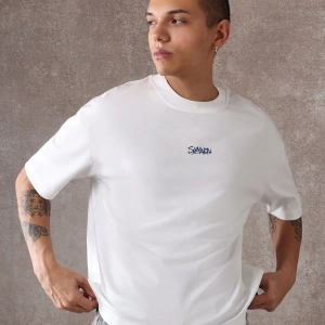 Los Angeles Casual Script T-Shirt Urban Streetwear Büyük Boy Rahat Üst Yaz Kaliforniya