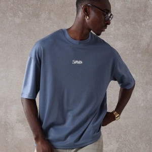 Los Angeles Casual Script T-Shirt Urban Streetwear Büyük Boy Rahat Üst Yaz Kaliforniya
