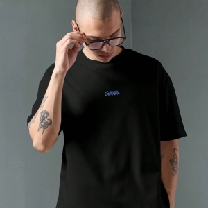 Los Angeles Casual Script T-Shirt Urban Streetwear Büyük Boy Rahat Üst Yaz Kaliforniya