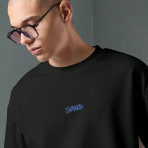 Los Angeles Casual Script T-Shirt Urban Streetwear Büyük Boy Rahat Üst Yaz Kaliforniya
