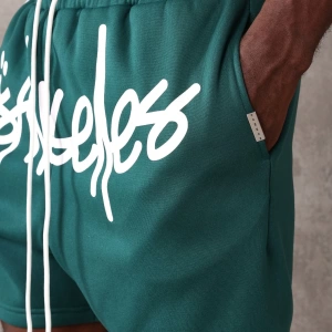 Los Angeles Grafikli Drop Crotch Kısa