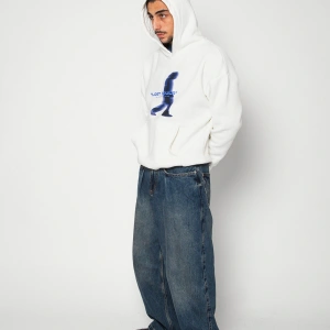 Lost Souls Baskılı Oversize Unisex Premium Beyaz