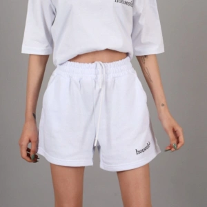 Madmext Mad Girls Beyaz Kadın Şort Takım Mg1410 MG1410