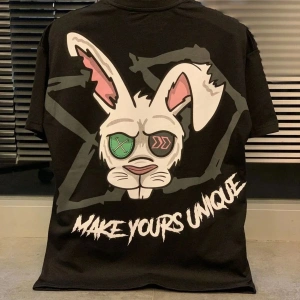 Make Yours Unique Baskılı Oversize Unisex Pamuk