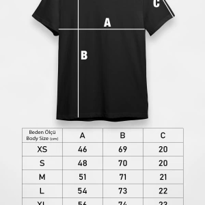 Mane Beyaz Unisex Tişört T-Shirt