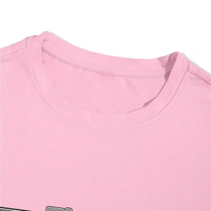 Manfinity EMRG Erkek Günlük Araba Harf Baskılı Kısa Kollu Tişört Ve Şort Takımı