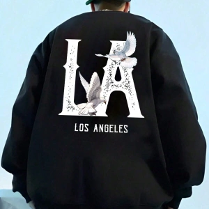 Manfinity EMRG Letter Graphic Sweatshirt Siyah