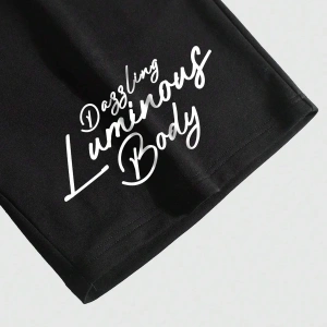 Manfinity Homme 2li Erkek Günlük Basit Kısa Kollu Tişört Ve Şort Takımı