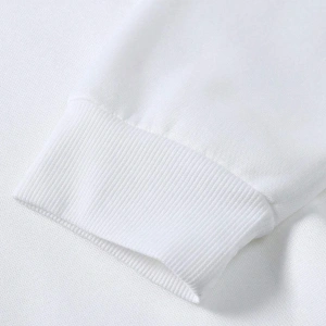 Manfinity Homme Hand Print Drop Shoulder Sweatshirt Beyaz