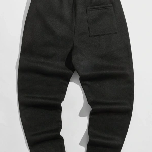 Manfinity Hypemode Erkek Mektup Grafik İpli Bel Termal Eşofman Altı