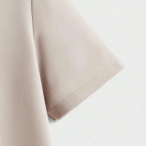 Manfinity Hypemode Erkek Mektup ollu Günlük Tişört Ve Şort Takımı