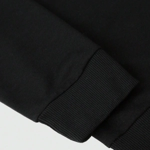 Manfinity Hypemode Mountain & Slogan Graphic Sweatshirt Siyah