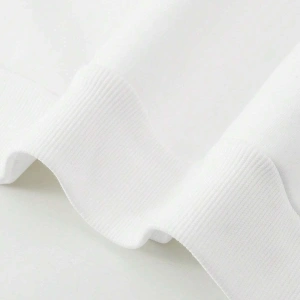 Manfinity Hypemode Slogan & Sculpture Print Pullover Beyaz