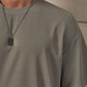 Manfinity KASUA Erkek Günlük Düz Omuz Düşük Tişört ve Şort