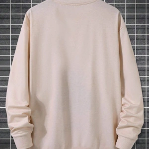 Manfinity LEGND Playing Card Print Sweatshirt Bej