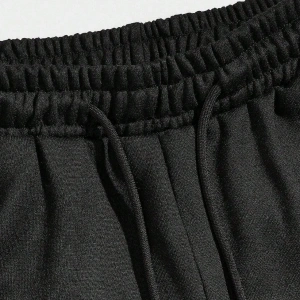 Manfinity Men Plus Çin Ejderha Baskılı Bel İpli Eşofman Altı