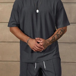 Manfinity RelaxMax Loose Fit Erkek Düz Bel Şortu