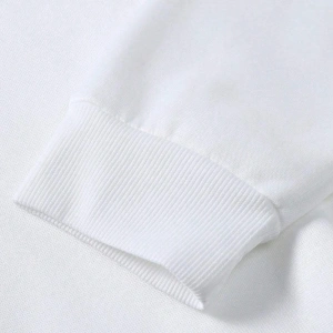 Manfinity Sporsity Letter Graphic Drop Shoulder Sweatshirt Beyaz