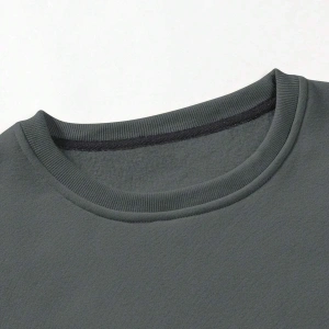 Manfinity Sporsity Letter Graphic Lined Sweatshirt Gri