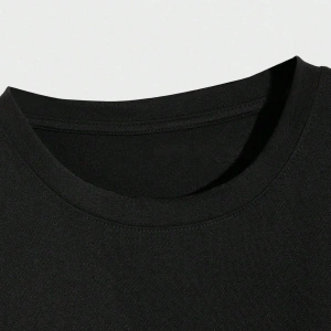 Marvel Erkek Minimalist Lethal Venom Baskılı Yuvarlak Yaka Kısa Kollu Tişört, Siyah Yazlık Ti