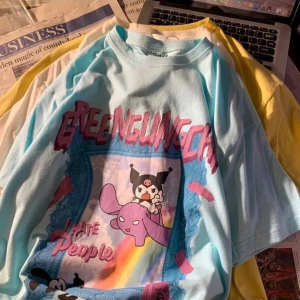 Mavi Anime Harajuku Kuromi - I Hate People T-shirt Et1972