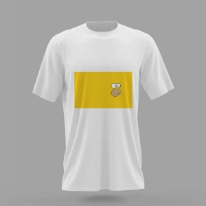 MAVİ Simpson Sarı Minimal Baskılı T-shirt PNRMTSHRT4314