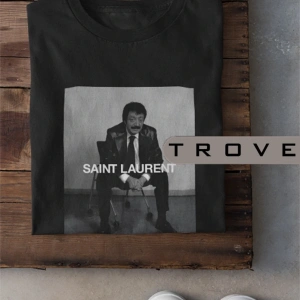 MAVİ Unısex Kadın Erkek Müslüm Gürses Tasarım Katalog %100 Pamuk Baskılı Siyah Beyaz T-shirt