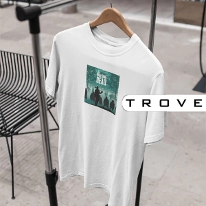 MAVİ Unısex Kadın Erkek Walkıng Dead Dad Poster Tasarım Baskılı % 100 Pamuk T-shirt WALKINGD