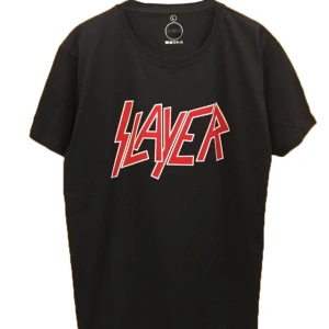 MAVİ Unisex Rock Müzik Slayer Siyah Tshirt DSSA6654