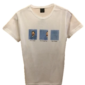 MAVİ Unisex Van Gogh Portre Baskılı Beyaz Thsirt VNGH5622