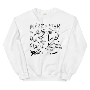 Mazzy Star Sweatshirt Beyaz