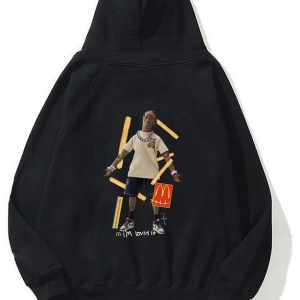Mc Crew Cactus Jack Unisex Siyah Sweatshirt Siyah