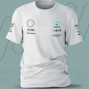 Mclaren 2021 F1 Parlayan Baskılı T-shirt