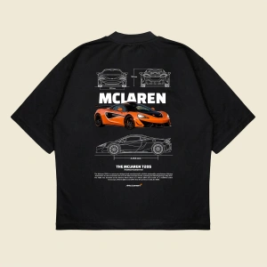 Mclaren 720s Boxy Fit Oversize Unisex Tshirt – Baskılı Tişört |