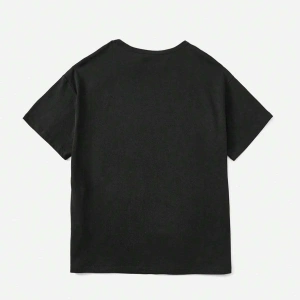 Mektup ve Kafatası Baskılı Tişört