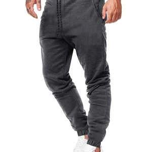 MEN Sokak Hayatı Erkek Düz Renk Günlük Minimalist Pantolon, Yaz İçin Uygun