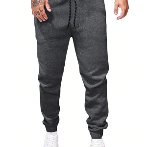 MEN Sokak Hayatı Erkek Düz Renk Günlük Minimalist Pantolon, Yaz İçin Uygun