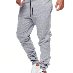 MEN Sokak Hayatı Erkek Düz Renk Günlük Minimalist Pantolon, Yaz İçin Uygun