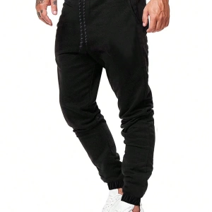 MEN Sokak Hayatı Erkek Düz Renk Günlük Minimalist Pantolon, Yaz İçin Uygun