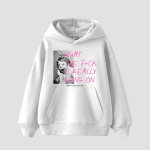 Mental Health Baskılı Oversize Unisex Beyaz